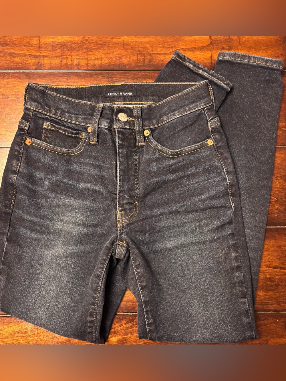 Lucky Brand Bridgette Jeans - Women’s Dark Wash High Rise Skinny Jeans